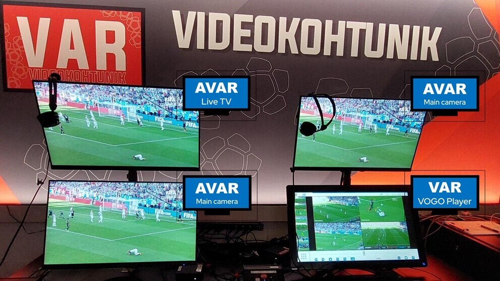 VAR station in the Estonian central VOR Room